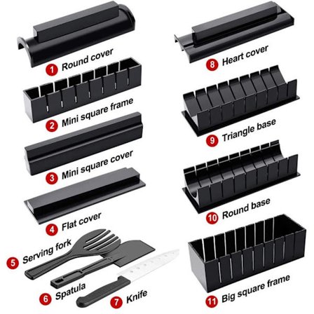Sushi Making Kit Risballkake Rullform Sushi Form