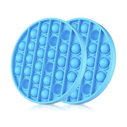 2-pack Pop It - Fidget Toys - Flera Färger - Blå Blue 2pack - Blå