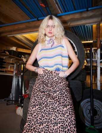 Lollys Laundry Lunall Maxi Skirt - Beige - L