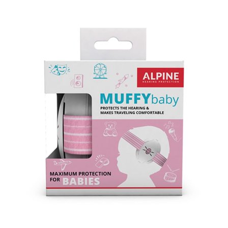 Alpine Hearing Protection Høreværn Muffy Baby Baby Pink, Tøj & Bolig, Ører, Ørepropper