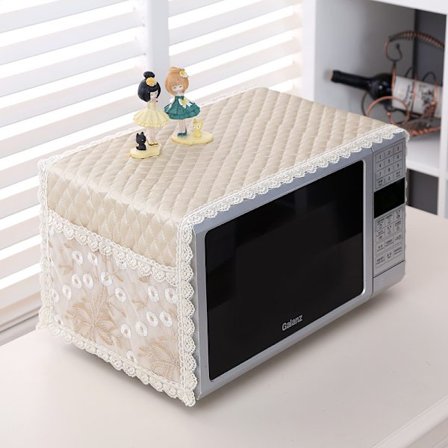 Enkel blommig mikrovågsugnsdammskydd mikrovågsugn O