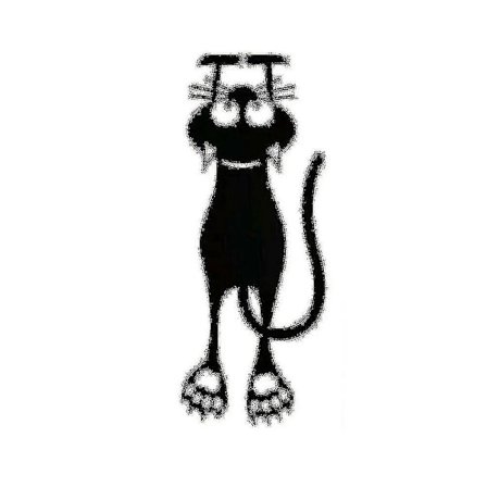 15 stk Akryl Hul Bokmerke Svart Bokklips Student Lesing Sideinndeling