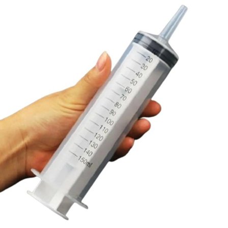 200mL gjenbrukbar plast sprøyter mater