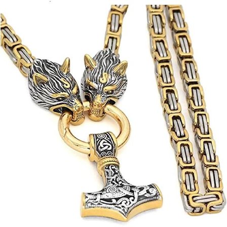 Thorhammer Halskjede Menn Acsergery Hammer | Vikingkjede Rustfritt Stål Koenigkjede