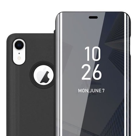 Coque för Apple iPhone XR i TOURMALINE NOIR Cover Protection med spegel