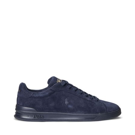 Ralph Lauren Heritage Court II Suede Sneaker Sneakers Herr Blå 10