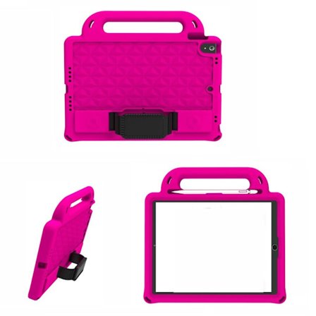 Rhombus stötsäker fodral för iPad Pro 11 inch (2020) / 10.2 (2019) - Rose