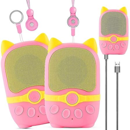 Walkie talkies för barn Uppladdningsbara 2-pack, leksaker för 3 4 5 6-12 år gamla pojkar flickor