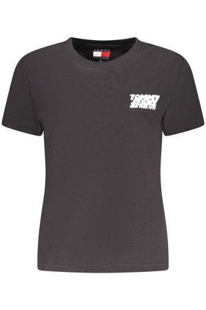 Tommy Hilfiger T-shirt Maniche Corte Donna Nero