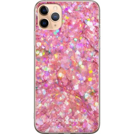Kompatibelt Mobildeksel til Apple Apple iPhone 11 Pro Max Cactus and Friends – PinkGlitter
