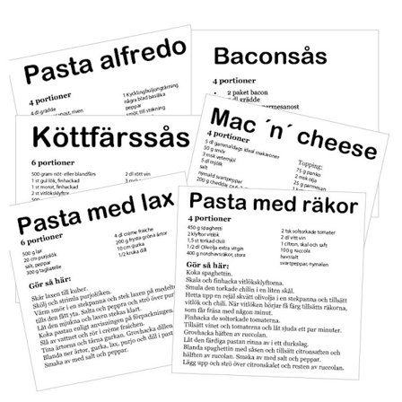 Pasta Kakeldekor Recept Pastarecept
