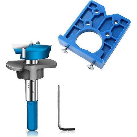 Borrchuck Borrjigg Gångjärn 35mm Dolda Gångjärn Borrbit Träbearbetning Gångjärn Borrbit Trä Möbel Dörr Skåp Gångjärnsmontering