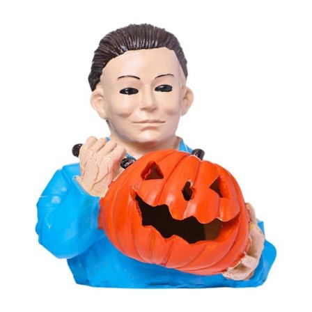 Michael Myers -patsas kurpitsalla, hartsi-figuriini olohuoneeseen, kotiin, sisätiloihin