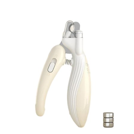 Nagelklippare för husdjur med ljus och batterier