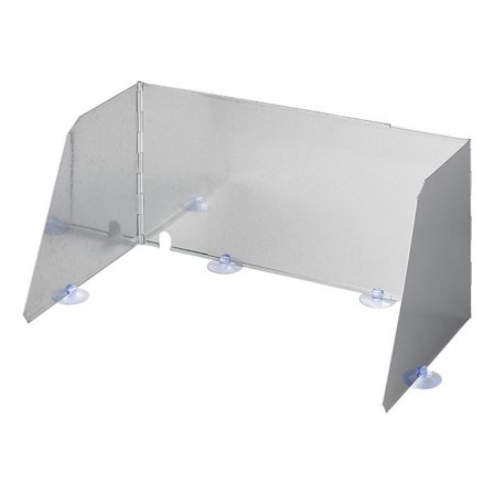 Madlavningsforrude 3-delt stål foldbar og udtrækbar 38,5/73 x 27 x 24 cm