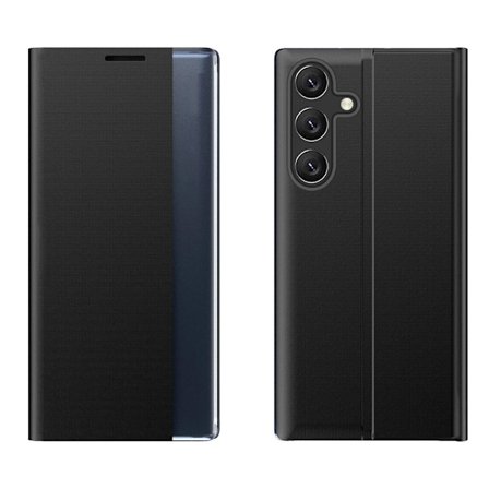 Flip-etui med stativ til Samsung Galaxy A36 - Sort