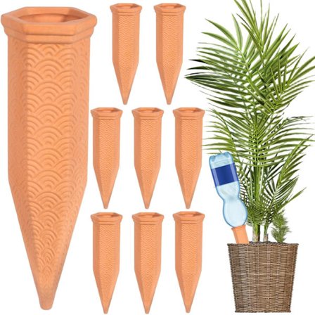 Lerbevattningskoner, Lerbevattningskon, Automatisk lerbevattning, Vattendispenser för växter