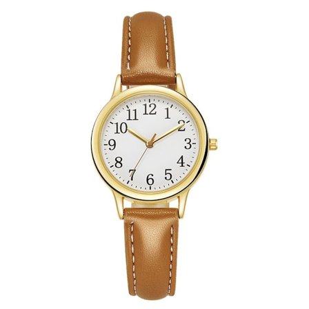 Klokker for kvinner Kvarts Armbåndsur BRUN