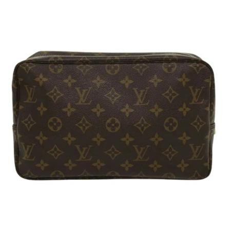 Louis Vuitton Vintage, Brown Canvas Louis Vuitton Trousse Toilette Bruin, Dames, Maat:ONE Size