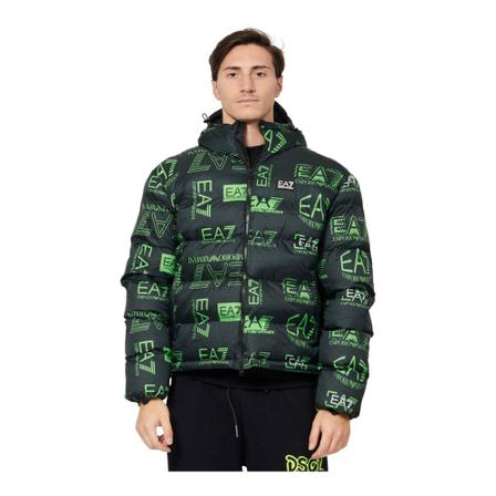 Emporio Armani Kappa grön, Herr Dunjackor, Herr, Storlek: L