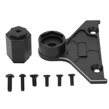 Alumiiniseos vararengasteline H12 H14 H17MM Axial SCX6 1 6 Jeep Musta