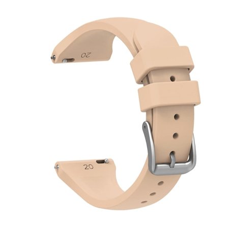 22 mm universal klockarmband i silikon - Khaki