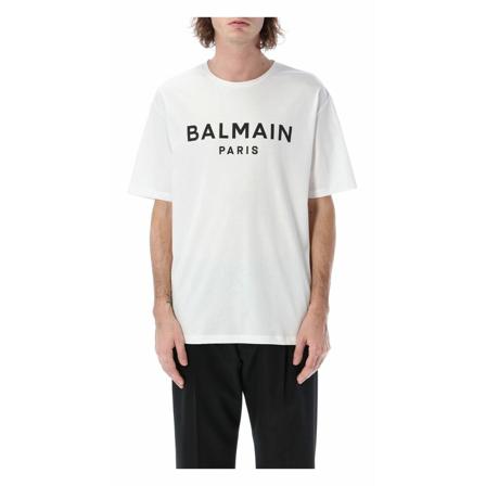 Balmain T-Shirts Hvid, Herre