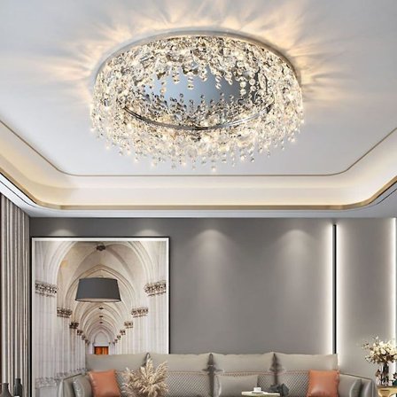 50cm Loftlampe Unikt Design Rustfrit Stål Moderne