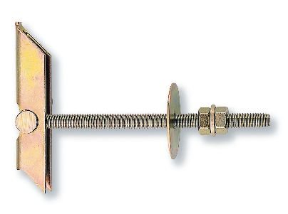 Fischer 80183 Plateanker med skrue KD4, M4 x 100 mm, 25-pakning, Innfesting