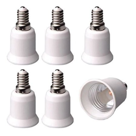 Ny 5-pakning E14 til E27 Adapter Sokkeladapter -