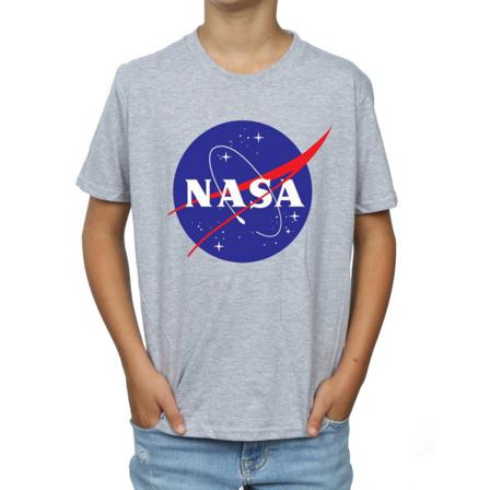Nasa Boys Logo T-shirt 9-10 Years Sports Grey