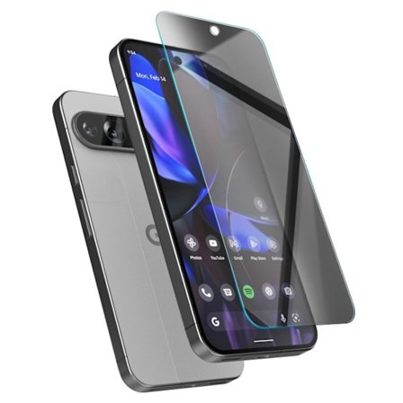 [2-PACK] Privacy Google Pixel 9 Pro skärmskydd i härdat glas