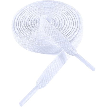 Flate sko snorer for joggesko, flate snorer for joggesko - økonomiske, 8 mm brede