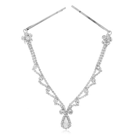 For Rhinestone For Head Chain Hair Jewelry Boho Forehead Chain Jewel Crystal He