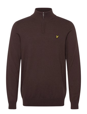 Lyle & Scott | Cotton Merino Quarter Zip Jumper | S