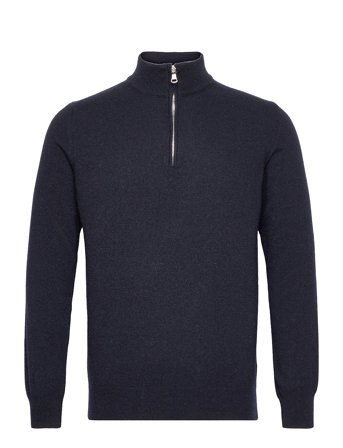 Oscar Jacobson Patton Half Zip - Navy - XXXL