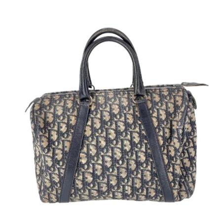 Dior Vintage, Pre-owned Canvasdior-bags Blauw, Dames, Maat:ONE Size