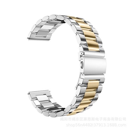 Kellon ranneke Apple Watch iWatchille 42-44-45-49mm kolmen teräksen ranneke-hopea kulta korkealaatuinen