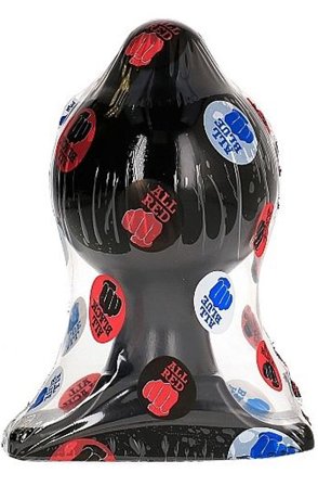 Kjøp All Black Vinyl Anal Plug 17 cm - Grovere analplugg | God pris