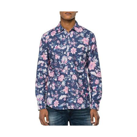 Replay, Long sleeve shirt Niebieski, Mężczyzna, Rozmiar: S