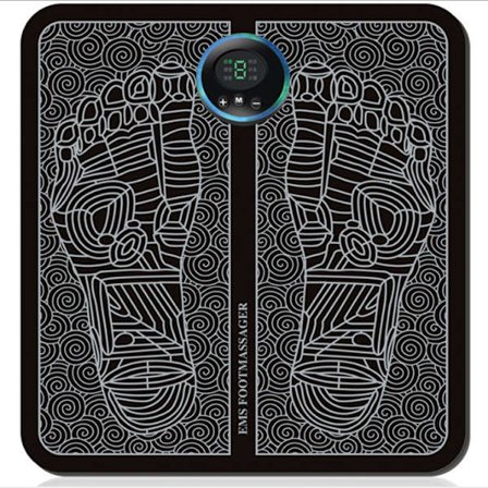 1 Elektrisk Fotmassageapparat med 6 Lägen och 9 Intensitetsnivåer,