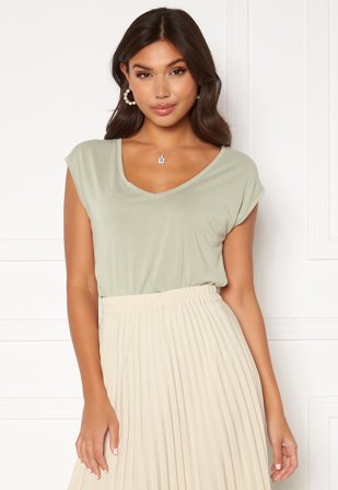 Pieces Kamala Tee Desert Sage Klær