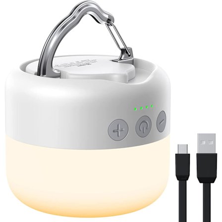 LED Camping Lanterne Oppladbar 1000LM, Campingteltlys, 670