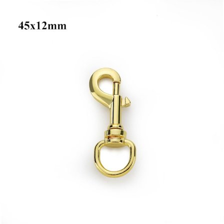 4 stk Metal Snap Hook Trækspænder 45X12MM5 5