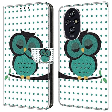 For Honor 200 5G Lompakkokotelo Magneettilukolla 3D-kuvioitu Nahkainen Puhelinkotelo