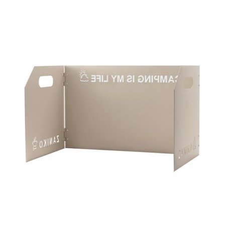 Utomhusspis Vindskydd Hopfällbart Campingkök Vindskydd Campinggrillar Vindpaneler med Bärväska Spis Vindskydd