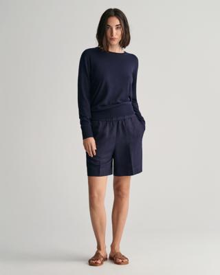 GANT - Pull-On-shorts i linblanding - Dame - 34