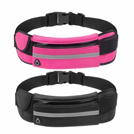 Løb Bumbag Bælte Vandtæt med Justerbar Elastisk Strop