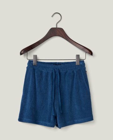 Lexington Organic cotton terry shorts, dark blue