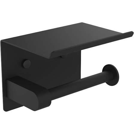 Toiletpapirholder, vægmonteret toiletpapirholder, 304 rustfrit stål toiletpapirholder, installation med skrue